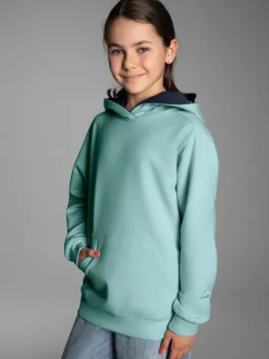 Hoodie in leichter Sweat-Qualität Gletscher
