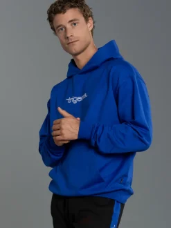 Hoodie mit praktischer Kängurutasche Royal