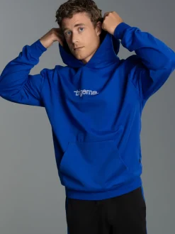Hoodie mit praktischer Kängurutasche Royal