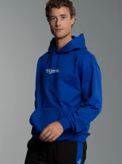 Hoodie mit praktischer Kängurutasche Royal