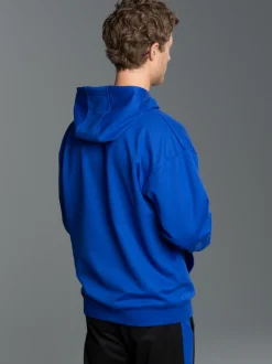 Hoodie mit praktischer Kängurutasche Royal