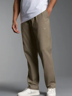Hose DELUXE Baumwolle Taupe
