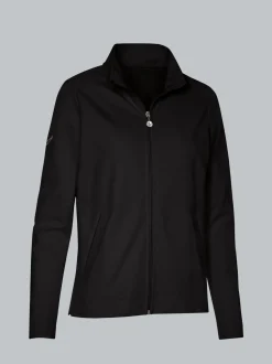 Jacke mit funkelnden Strass-Steinen Schwarz