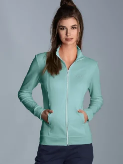 Jacke veredelt mit Kristallsteinen Gletscher
