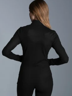 Jacke veredelt mit Kristallsteinen Schwarz