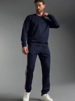 Jogginganzug aus bequemer Sweat-Qualität Navy