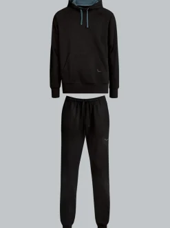 Jogginganzug aus Biobaumwolle Schwarz