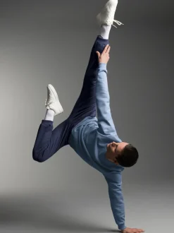 Jogginganzug in weicher Sweat-Qualität Pearl-blue