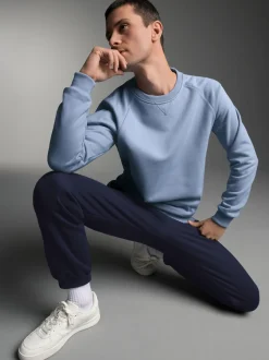 Jogginganzug in weicher Sweat-Qualität Pearl-blue