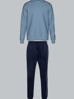 Jogginganzug in weicher Sweat-Qualität Pearl-blue