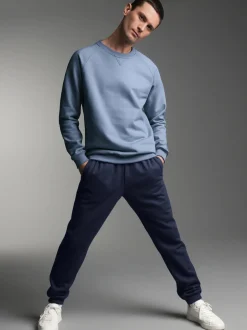 Jogginganzug in weicher Sweat-Qualität Pearl-blue
