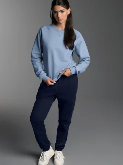 Jogginganzug in weicher Sweat-Qualität Pearl-blue