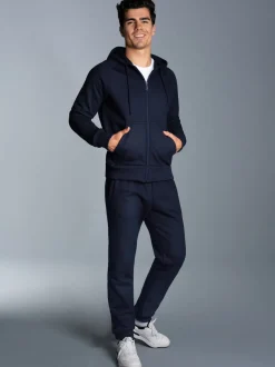 Jogginganzug mit Kapuze und ReißverschlussNavy