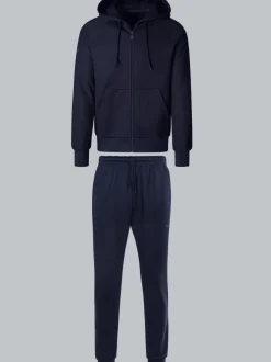 Jogginganzug mit Kapuze und ReißverschlussNavy