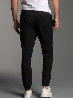 Jogginghose mit aufgesetzten Taschen Schwarz