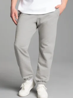 Jogginghose mit Bündchen Grau-melange