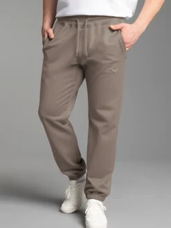Jogginghose mit Bündchen Taupe