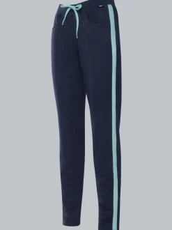 Jogginghose mit kontrastfarbigen Akzenten Navy/bunt