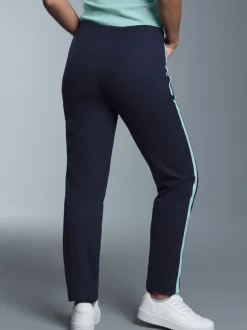 Jogginghose mit kontrastfarbigen Akzenten Navy/bunt