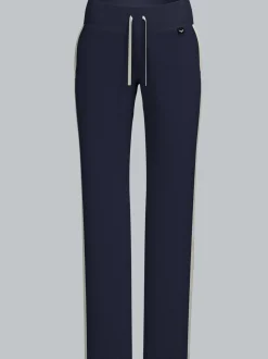 Jogginghose mit kontrastfarbigen Elementen Navy