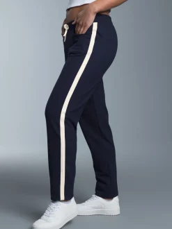 Jogginghose mit kontrastfarbigen Akzenten Navy