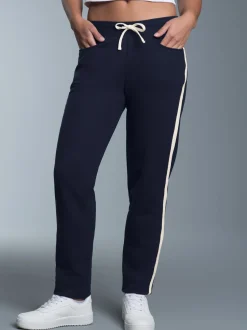Jogginghose mit kontrastfarbigen Akzenten Navy