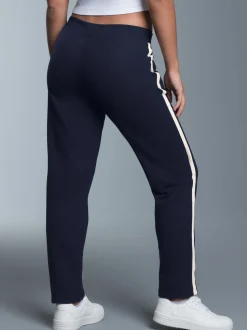 Jogginghose mit kontrastfarbigen Akzenten Navy