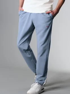 Jogginghose mit praktischem Kordelzug Pearl-blue