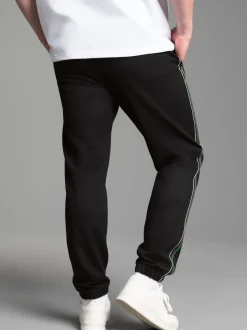 Jogginghose mit Seitenstreifen Schwarz