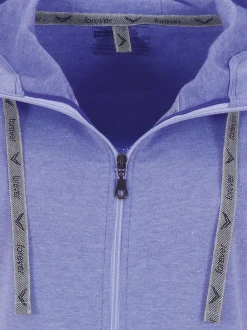 Kapuzenjacke Enzian-melange