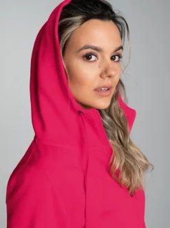 Kapuzenjacke Koralle