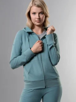 Kapuzenjacke Seegras