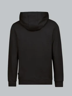 Kapuzenpullover mit großem 3D-Motiv Schwarz