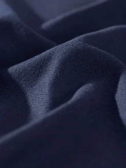 Kapuzenpullover mit Kängurutasche Navy