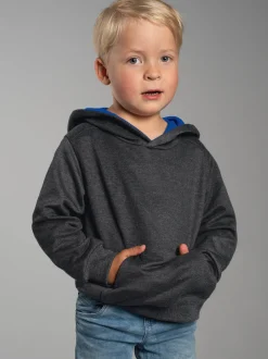 Kapuzenpullover mit Kängurutasche Anthrazit-melange