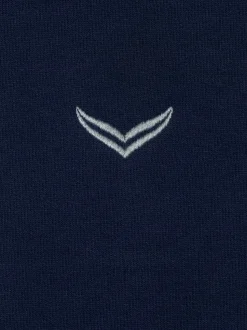 Kapuzensweatshirt aus Biobaumwolle Navy
