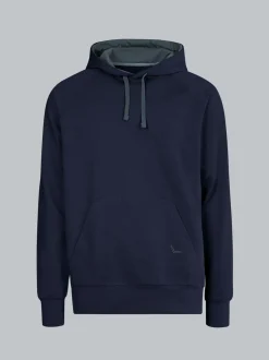 Kapuzensweatshirt aus Biobaumwolle Navy