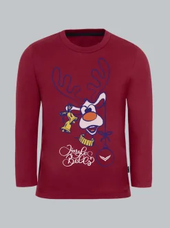 Kinder Weihnachts-Shirt mit süßem Motiv Rubin