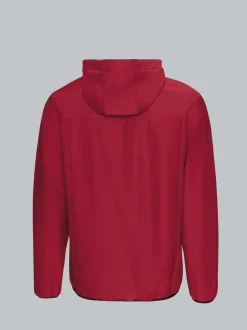 Klassische Softshell–Kapuzenjacke Rubin
