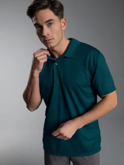 Klassisches Poloshirt COOLMAX® Saphir
