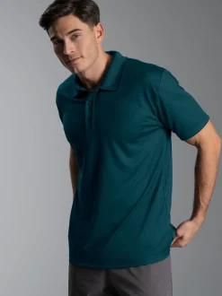 Klassisches Poloshirt COOLMAX® Saphir