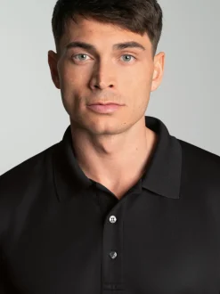 Klassisches Poloshirt COOLMAX® Schwarz
