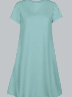 Kleid in Piqué-Qualität Gletscher