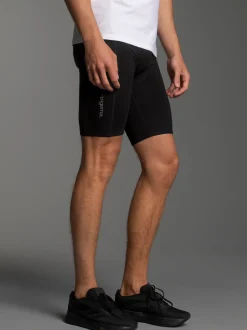 Kurze Radlerhose Schwarz