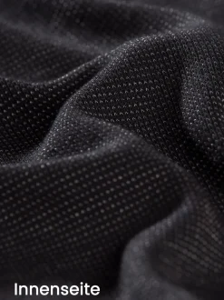 Langarm Funktionsshirt Schwarz