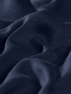 Langarm Ski- und Sport-Rollkragenpullover Navy