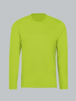 Langarmshirt aus 100% Baumwolle Lemon