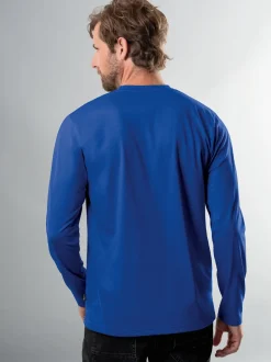 Langarmshirt aus 100% Baumwolle Royal