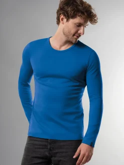 Langarmshirt Electric-blue