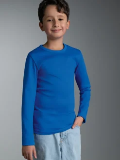 Langarmshirt Electric-blue